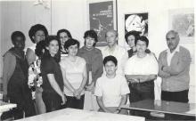 1980-1985 Colectivo de trabajadores del departamento de Sistema Urbano, Viviendas y Servicios del IPF