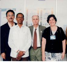 26-6-2005 VIII Encuentro Mundial de los Programas Ciudades Sostenibles y Agenda 21 Local, que tuvo lugar en el Hotel Habana Libre en el centro el Sr. Monceyf Faildi Coordinador Nacional de las Agendas 21 Locales en Marruecos.