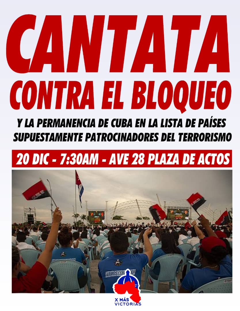La familia del OTU marchamos en BLOQUE UNIDO para repudiar las medidas económicas y financieras de los BLOQUEOS de los gobiernos de los EE.UU. contra nuestro pueblo. 🇨🇺 Patria o Muerte !Venceremos !_ La familia del OTU marchamos en BLOQUE UNIDO para repudiar las medidas económicas y financieras de los BLOQUEOS de los gobiernos de los EE.UU. contra nuestro pueblo. 🇨🇺 Patria o Muerte !Venceremos !_