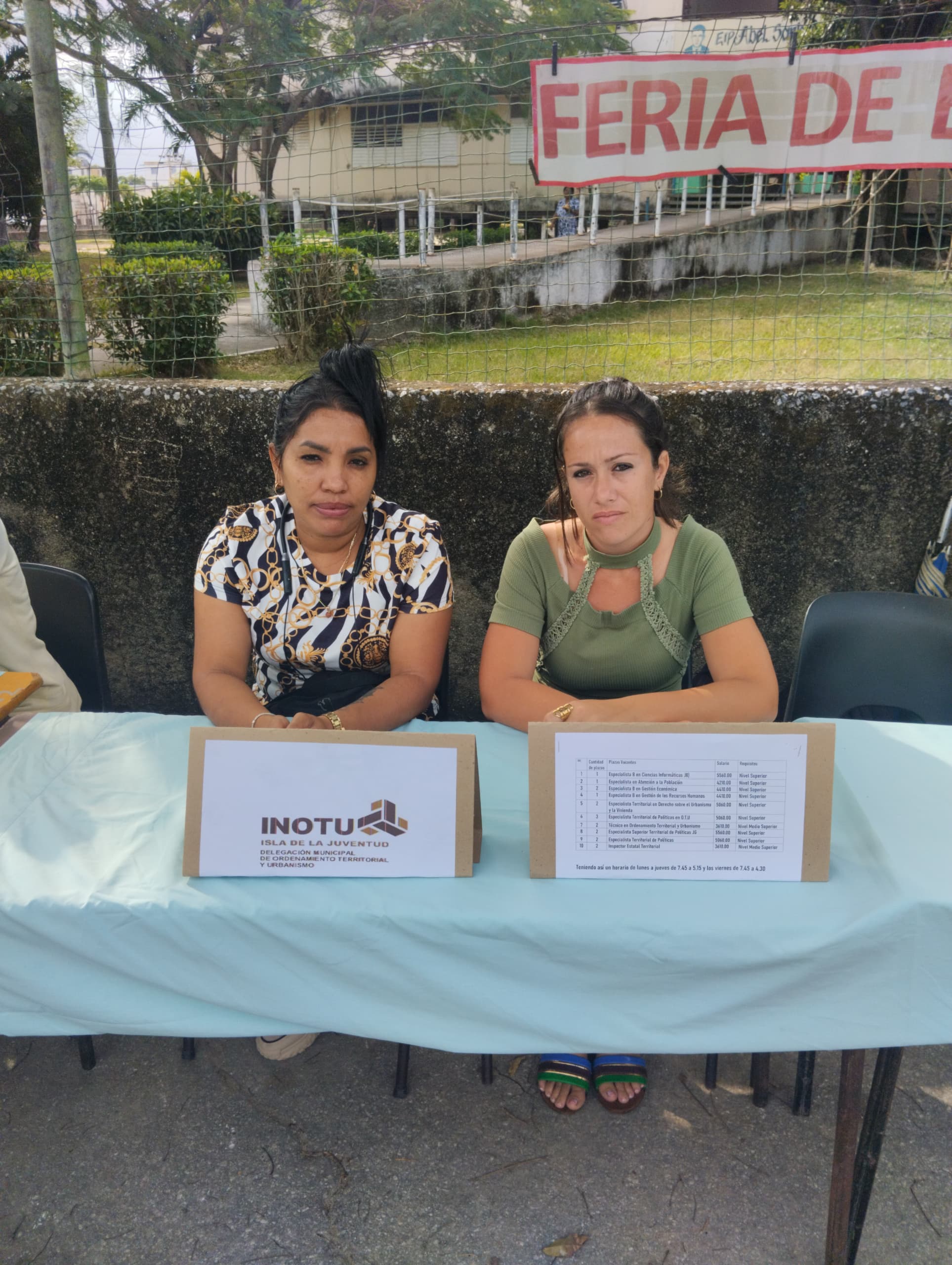 El Sistema del INOTU, participo al facilitar oportunidad para ofertar las plazas vacantes, en Isla de la Juventud El Sistema del INOTU, participo al facilitar oportunidad para ofertar las plazas vacantes, en Isla de la Juventud…