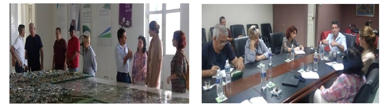 Encuentro con autoridades de la provincia Pinar del Río en el Centro para la Gestión del Desarrollo Local de Pinar del Río (Gedel). Encuentro con autoridades de la provincia Pinar del Río en el Centro para la Gestión del Desarrollo Local de Pinar del Río (Gedel).