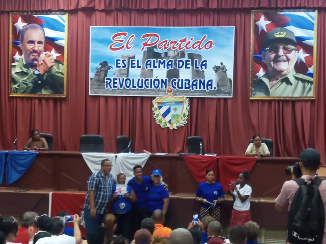 Delegación del OTU en Guantánamo reconocida como “Colectivo 22 Congreso de la CTC”.