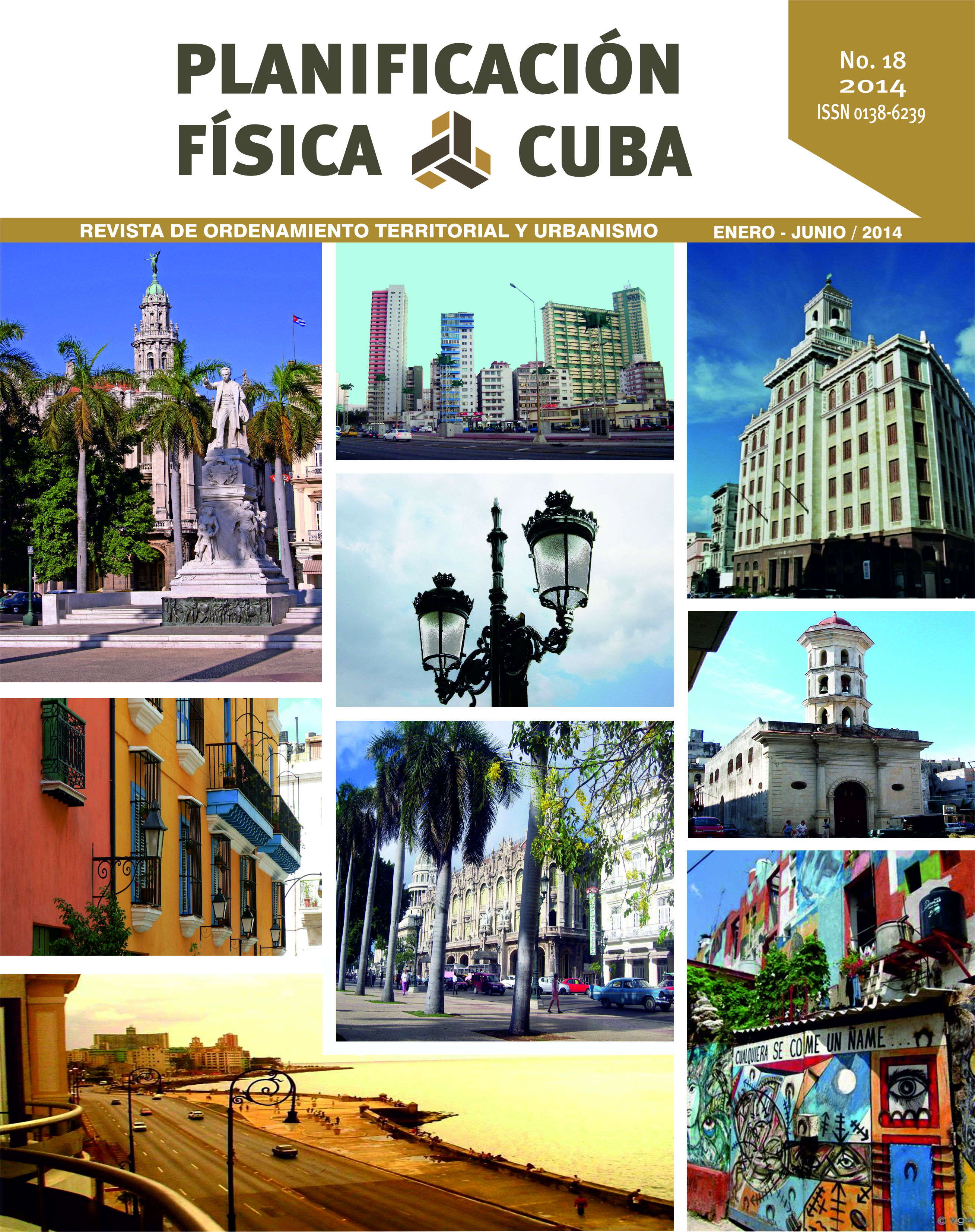 Portada de la Revista No.18 -2014 Planificación Física: Cuba Portada de la Revista No.18 -2014 Planificación Física: Cuba