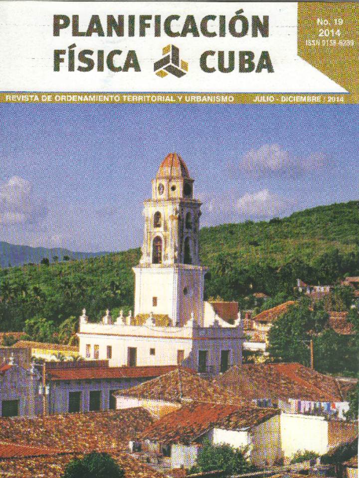 Portada de la Revista No.19 -2014 Planificación Física: Cuba Portada de la Revista No.19 -2014 Planificación Física: Cuba