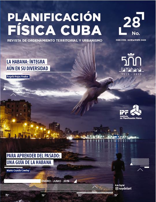 Portada de la Revista No.28 -2019 Planificación Física: Cuba Portada de la Revista No.28 -2019 Planificación Física: Cuba