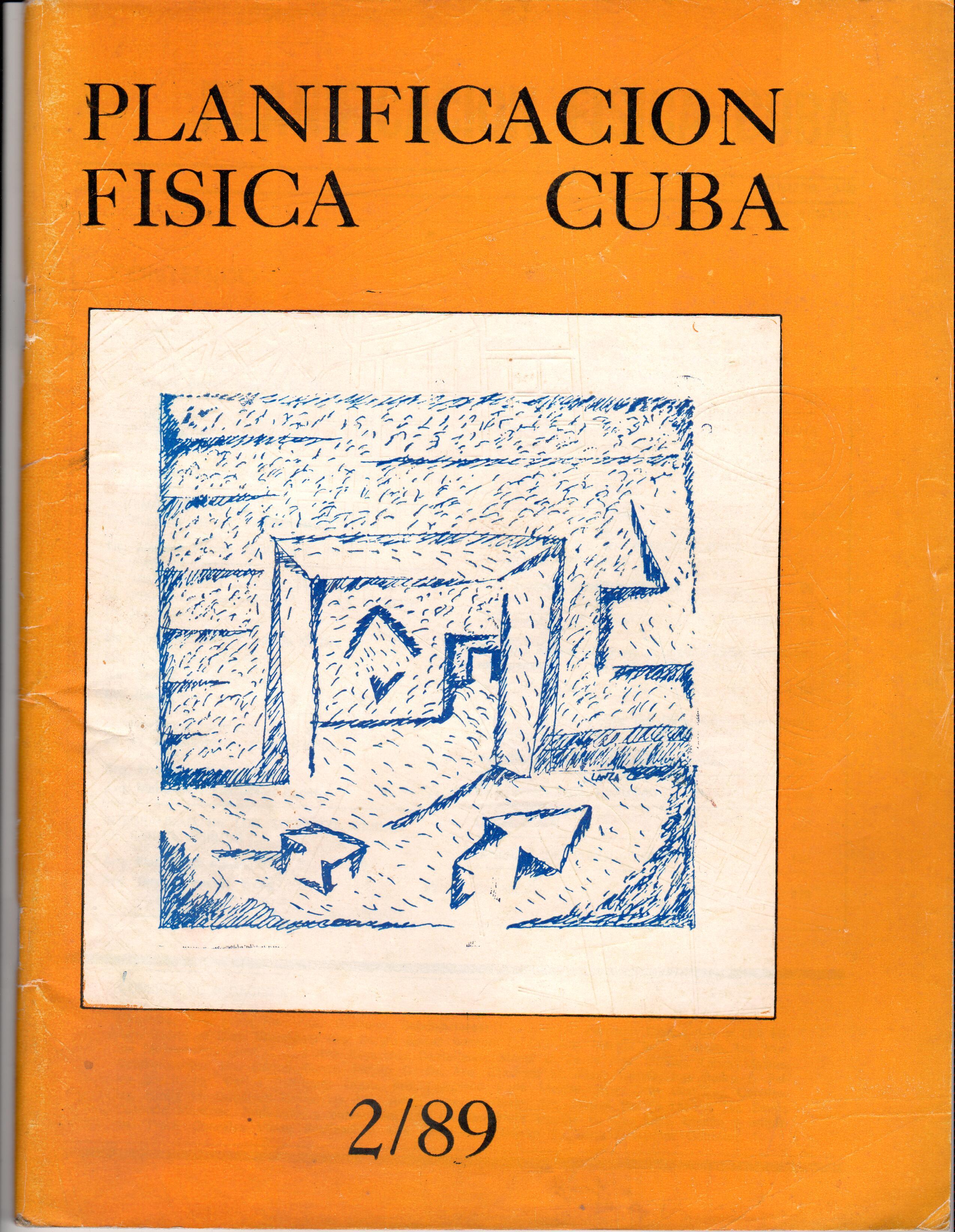 Portada de la Revista No.2 -1989 Planificación Física: Cuba Portada de la Revista No.2 -1989 Planificación Física: Cuba