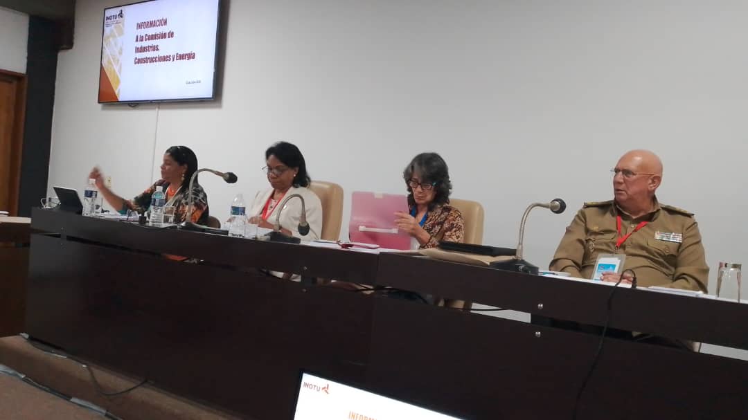 Información del INOTU a la Comisión de Industria, Construcción y Energía de la Asamblea Nacional del Poder Popular Información del INOTU a la Comisión de Industria, Construcción y Energía de la Asamblea Nacional del Poder Popular