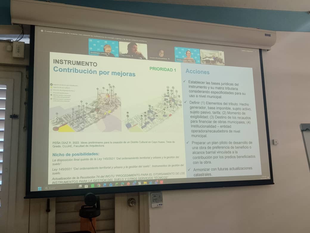 TALLER VIRTUAL: “Observatorio Inmobiliario cubano para un mercado transparente, ordenado y sostenible”. TALLER VIRTUAL: “Observatorio Inmobiliario cubano para un mercado transparente, ordenado y sostenible”.