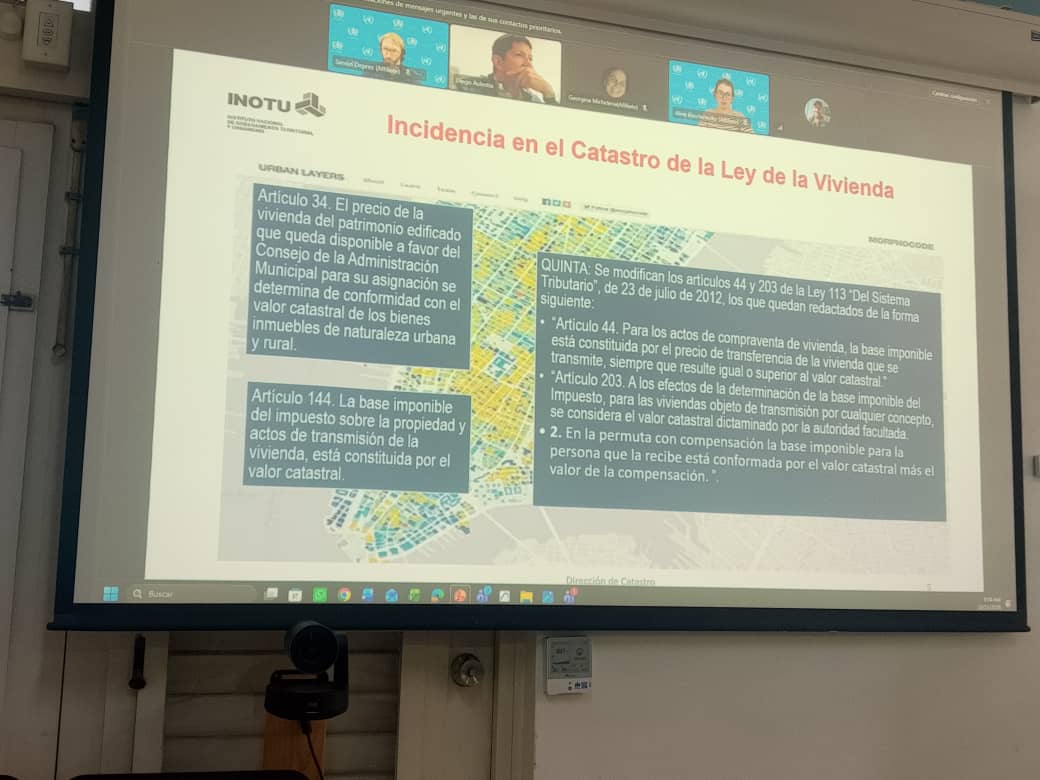 TALLER VIRTUAL: “Observatorio Inmobiliario cubano para un mercado transparente, ordenado y sostenible”. TALLER VIRTUAL: “Observatorio Inmobiliario cubano para un mercado transparente, ordenado y sostenible”.