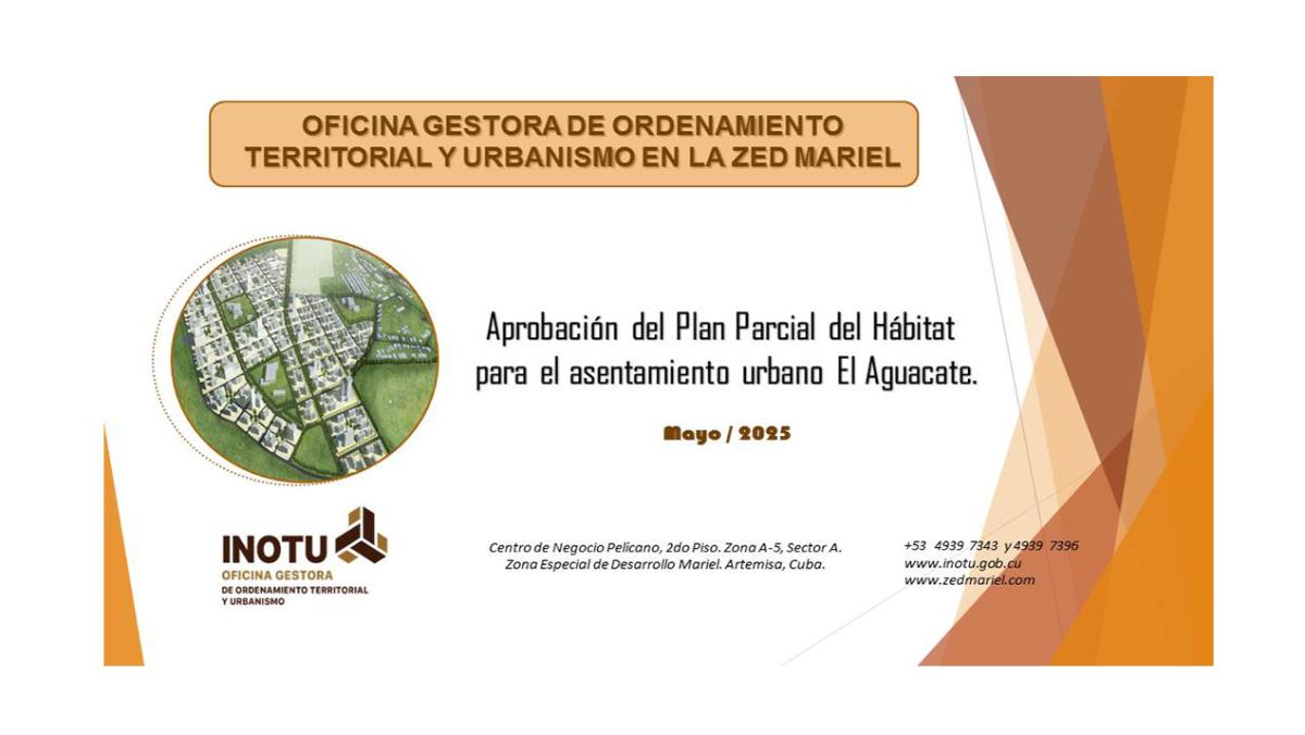 PLAN PARCIAL DEL HÁBITAT: Asentamiento urbano "El Aguacate"