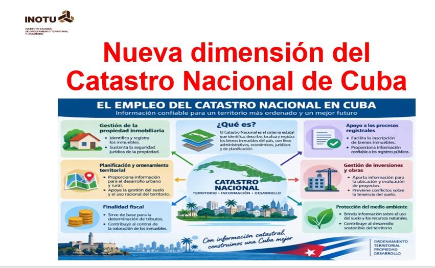 Nueva dimensión del Catastro Nacional de Cuba