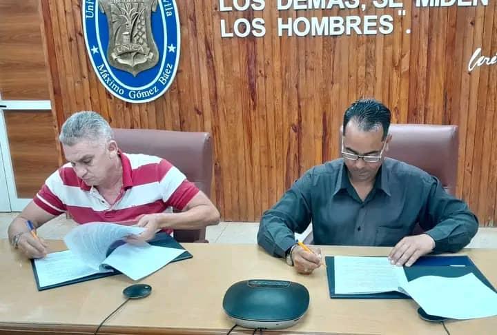 Convenio de colaboración Delegación del INOTU de Ciego de Ávila y Universidad de Ciego de Ávila "UNICA