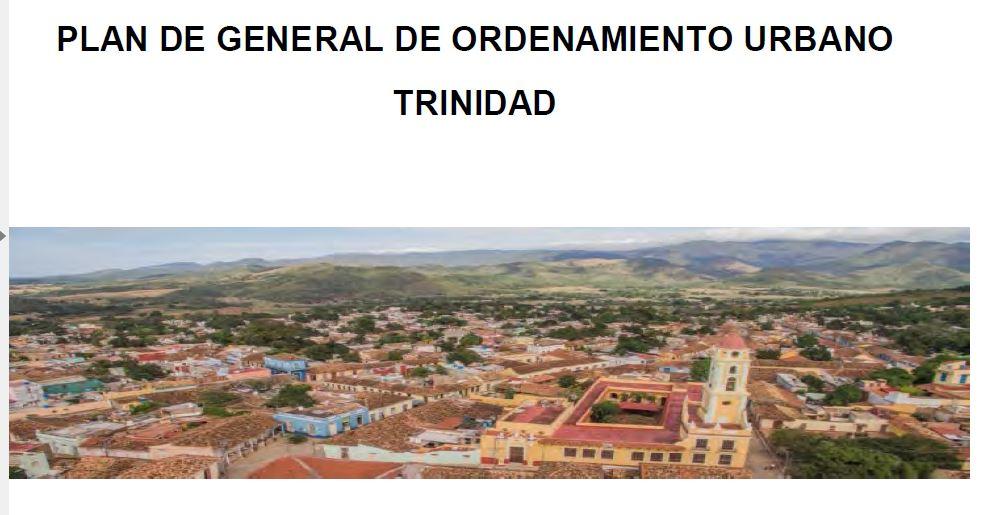 Plan General de Ordenamiento de la ciudad de Trinidad
